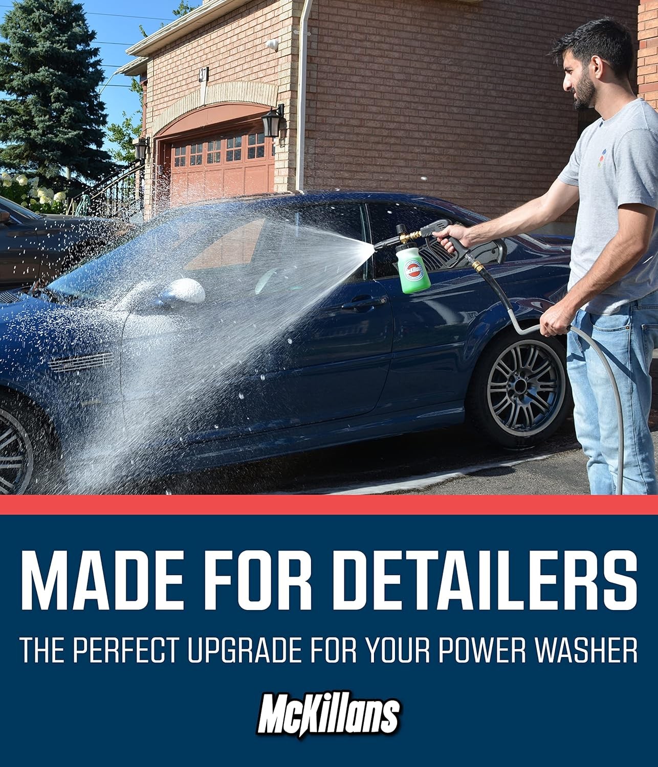 Short Pressure Washer Gun with Replacement M22 Inlet- High Pressure Water Handle