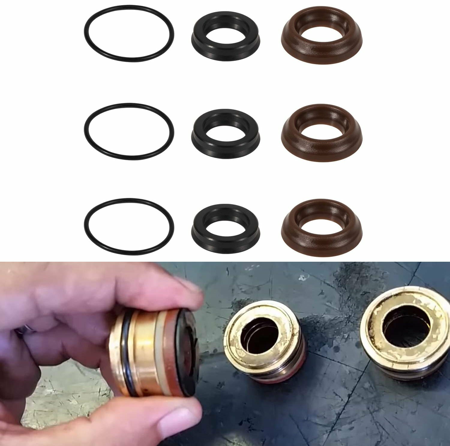 AR1857 Seal Packing Kit 18mm XR Annovi Reverberi Pressure Washer Pump RK RKA RKV