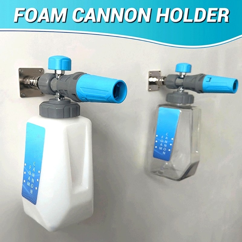 Practical Wall Mount Support Holders for Foam Cannons and Pressure Washer Tool