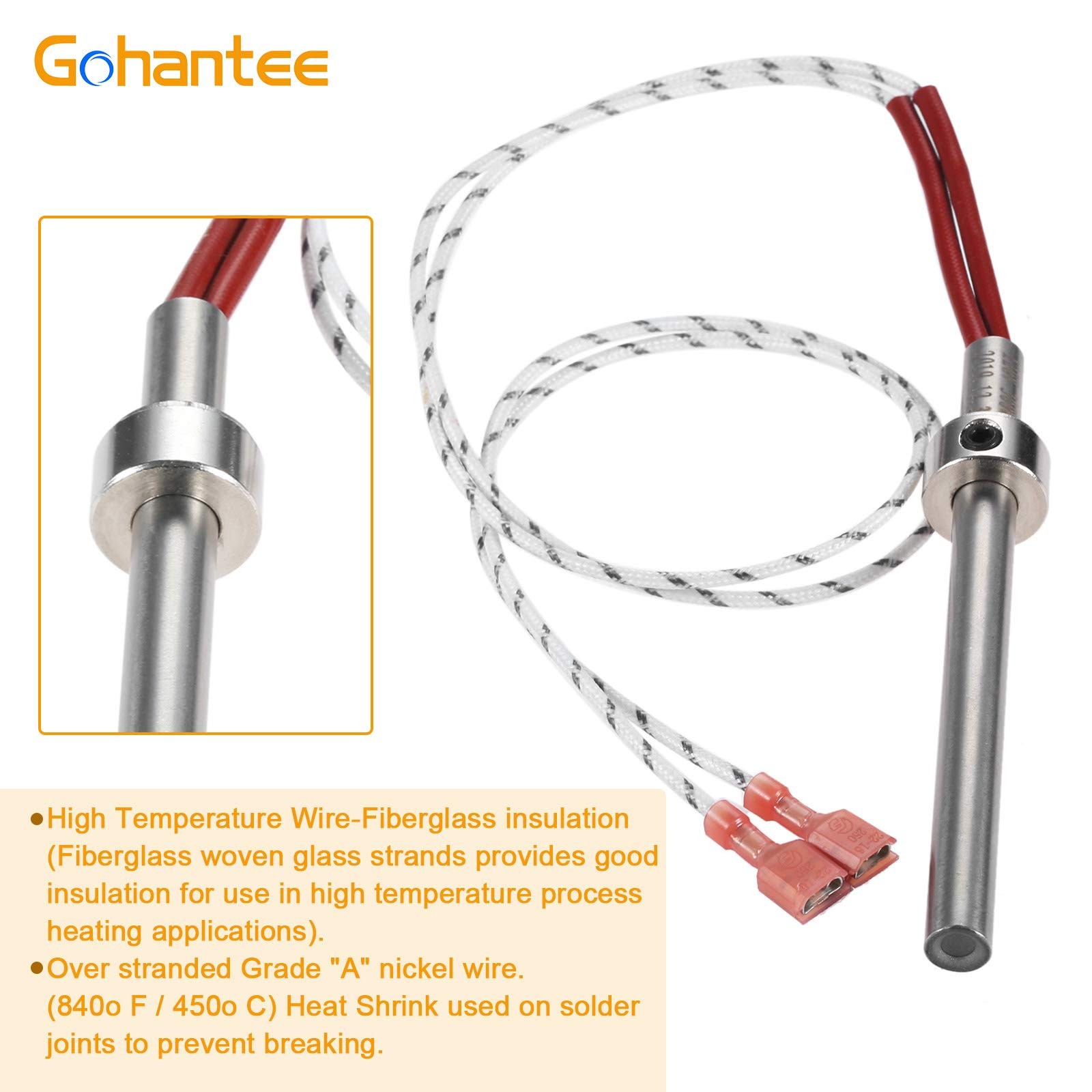 gohantee PU-CHA Igniter Compatible with Englander Pellet Stove 25-PDVC,…