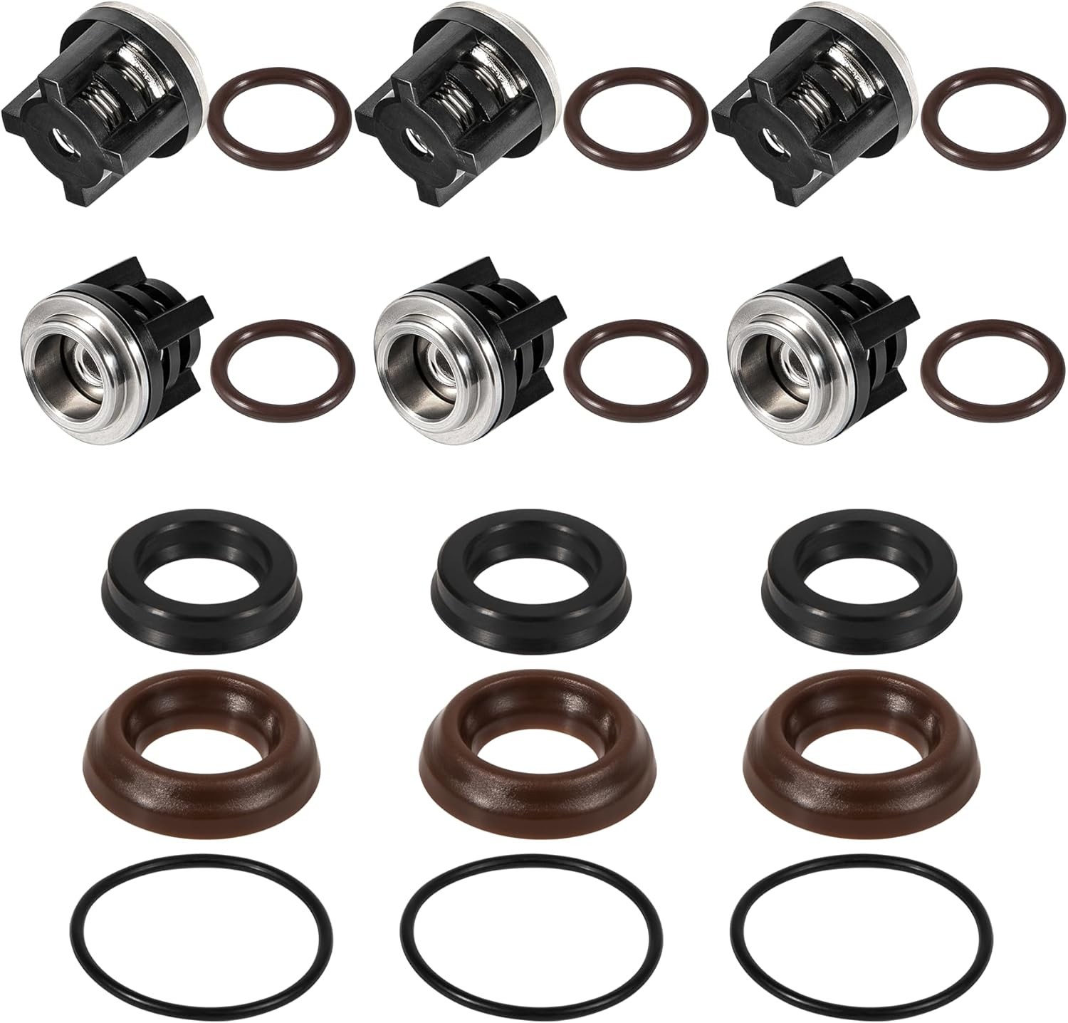 AR1828 Check Valve + AR1857 Packing Kit for Annovi Reverberi 18mm XR RK RKV RKA