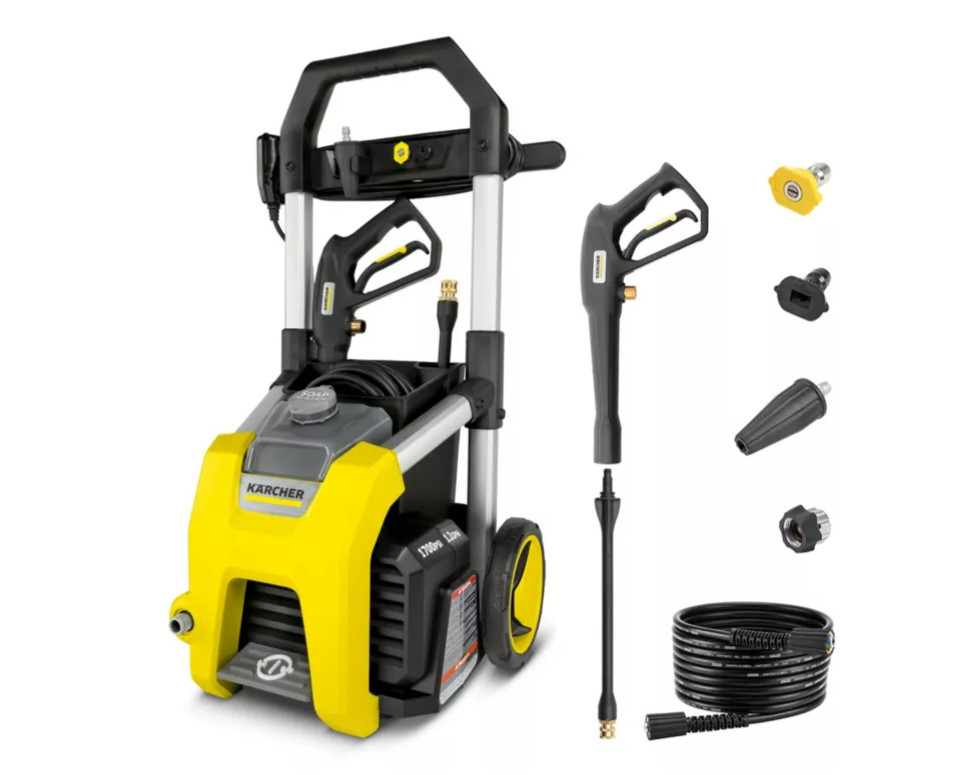Karcher 1,700 PSI 1.2 GPM Electric Cold Water K1700 Pressure Washer, 20 ft. High