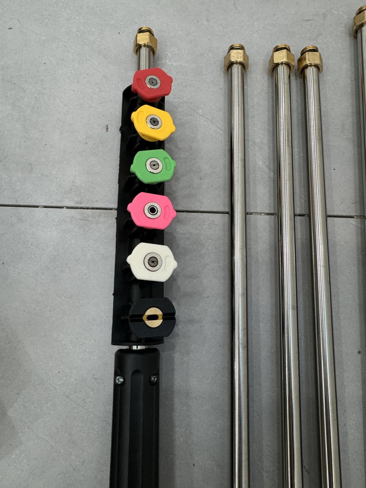 Gutter Cleaning Tools From the Ground 9.5 ft Extension Quick Connect