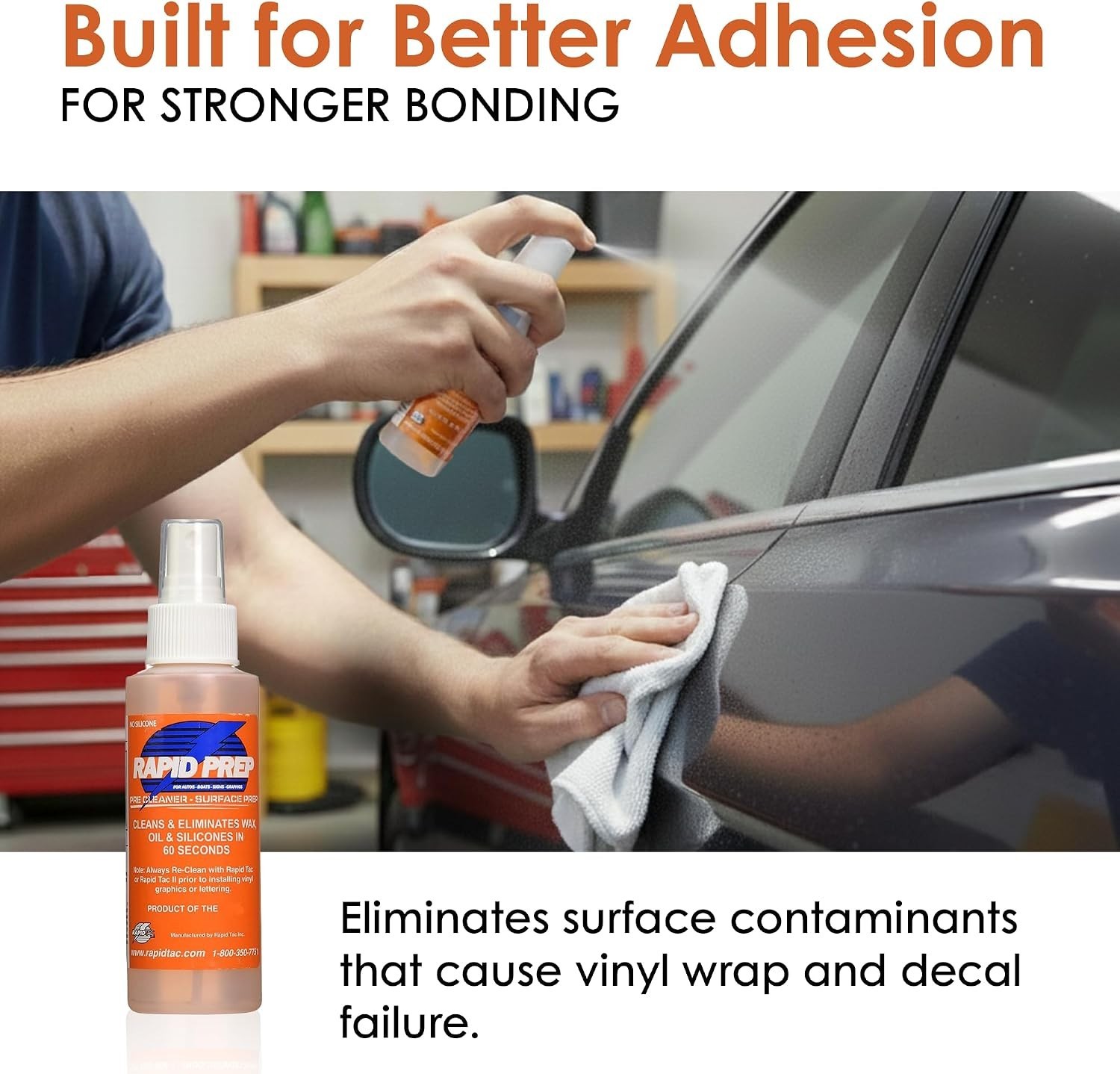 Compact 4 oz Rapid Prep Cleaner | Non-Flammable Solution for Vinyl Applications