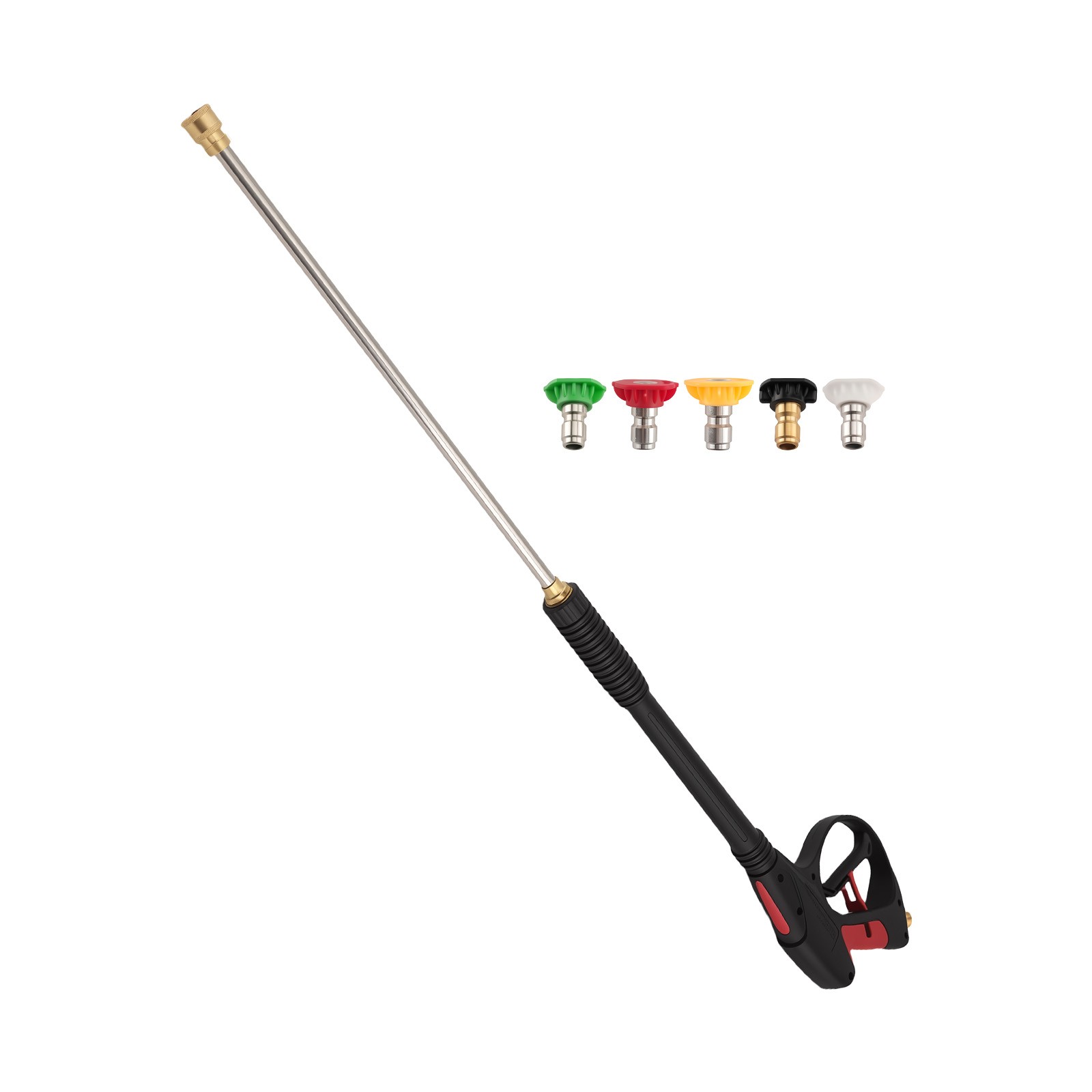 Heavy Duty Pressure Washer Gun M22 4000PSI with Extension Lance & 5 Nozzles