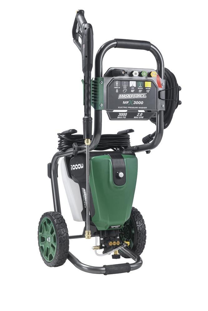 3000PSI 2.0 Max GPM 14 Amp Corded Electric Pressure Washer Wheelbarrow Cleaner