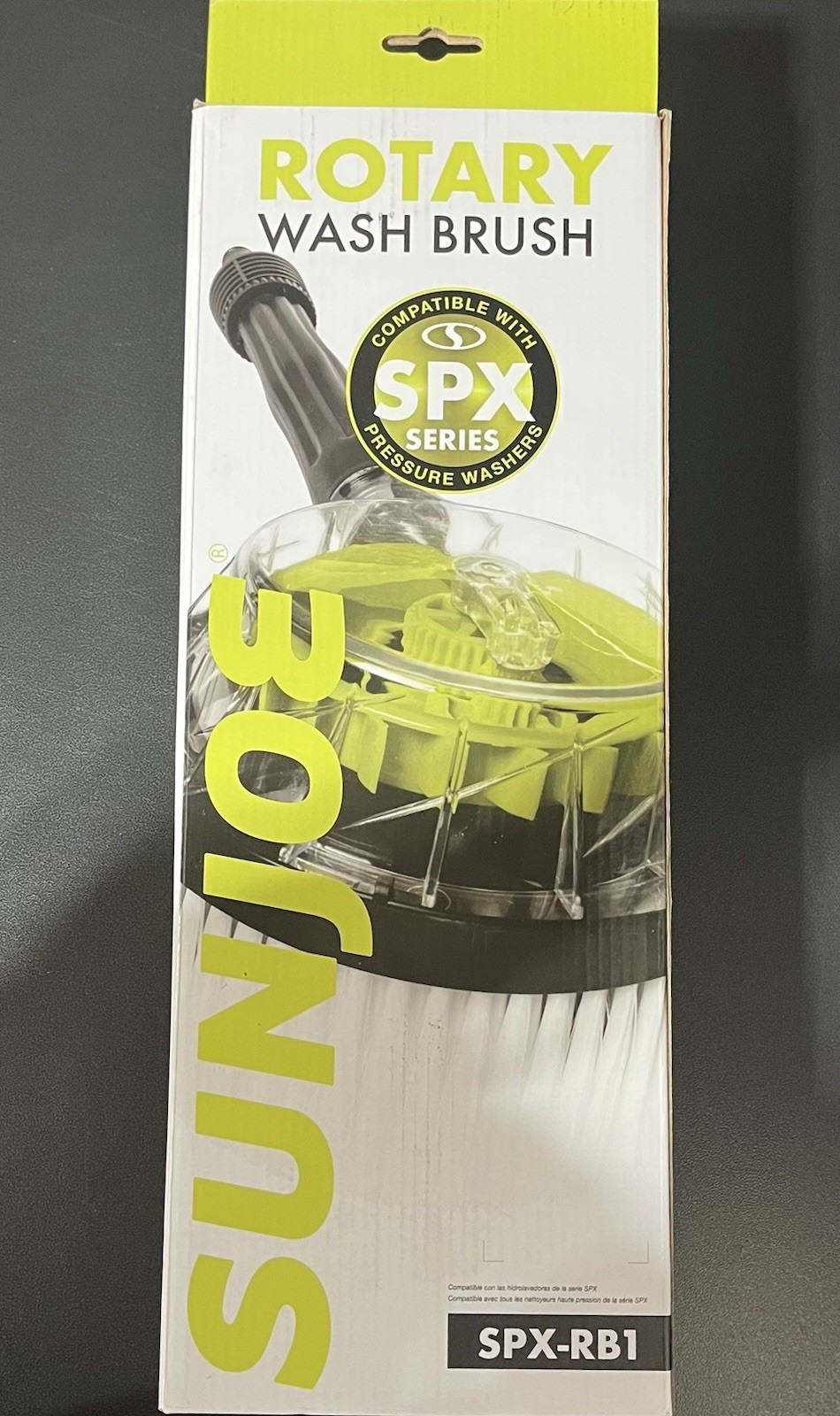 Sun Joe Rotary Wash Brush for SPX Pressure Washers, SPX-RB1, New in Box