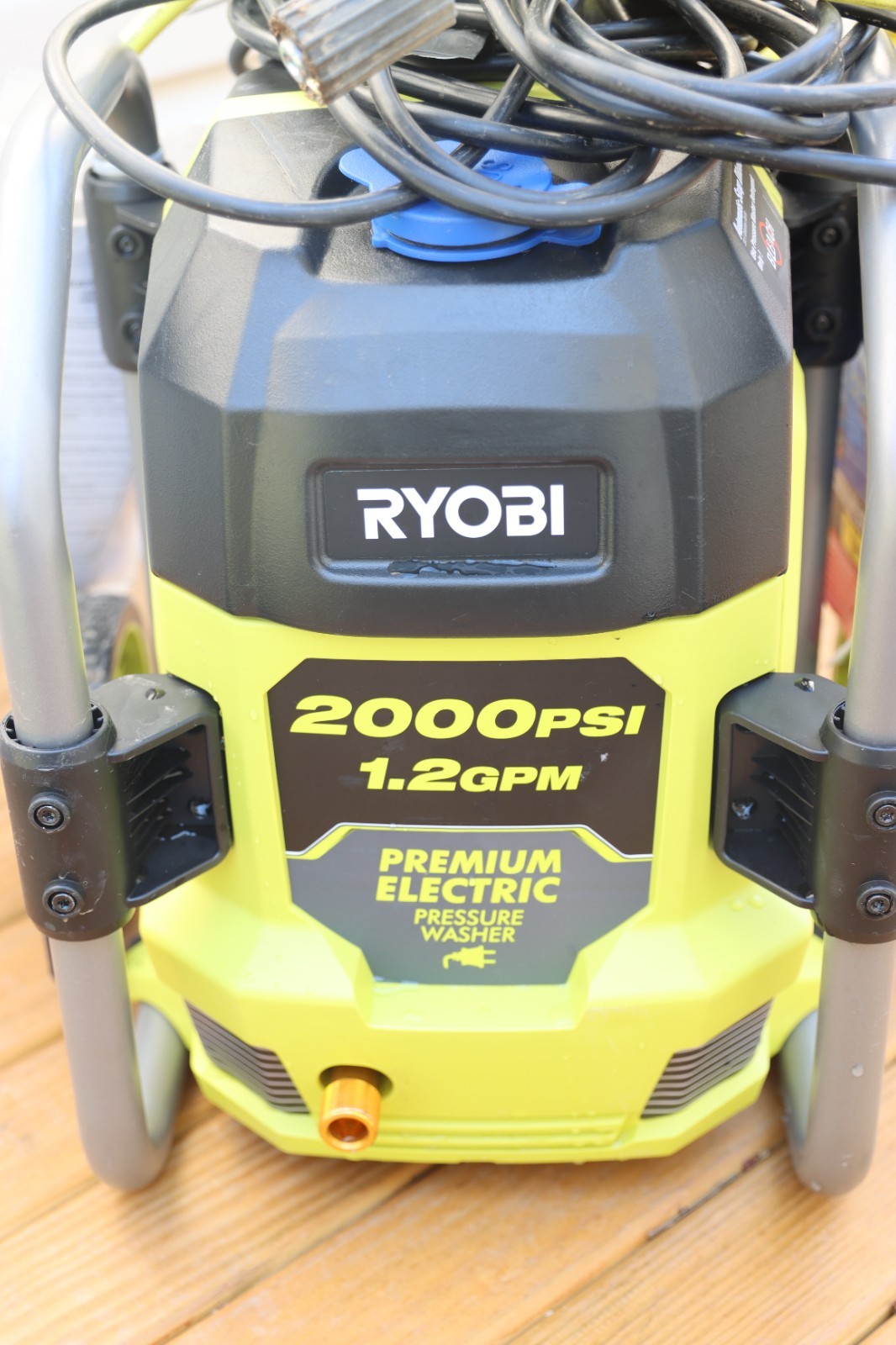 Ryobi RY142022VNM RYOBI 2000 PSI 1.2 GPM Cold Water Corded Pressure Washer