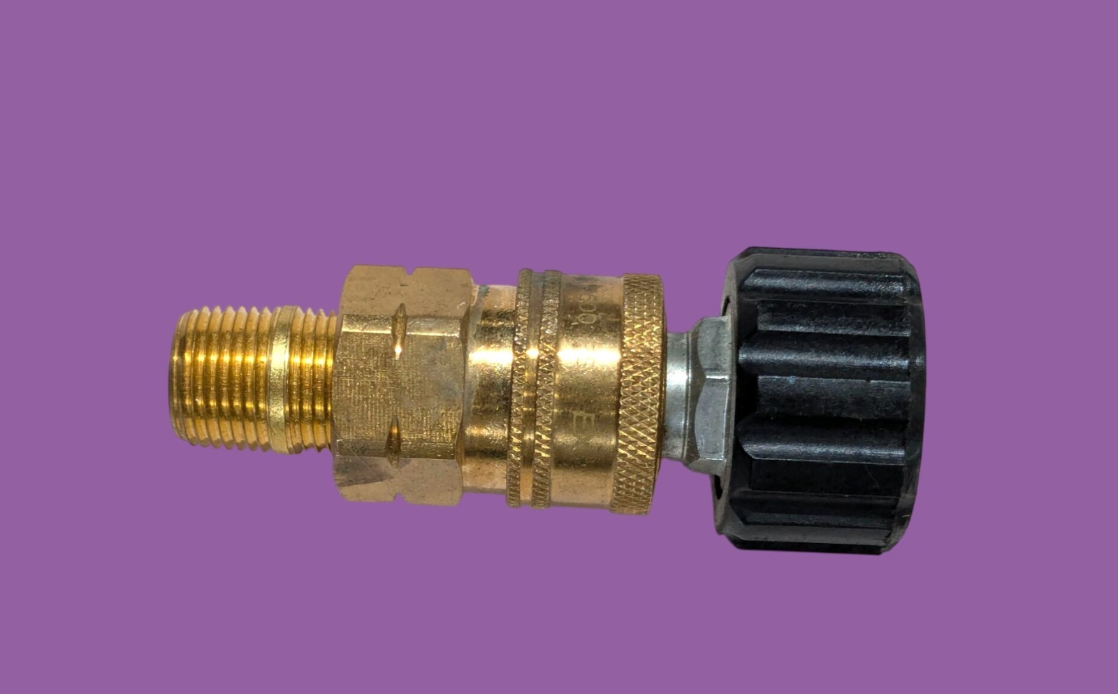 Pressure Washer M22F To G3/8F Solid Brass Coupling Adapter Connector