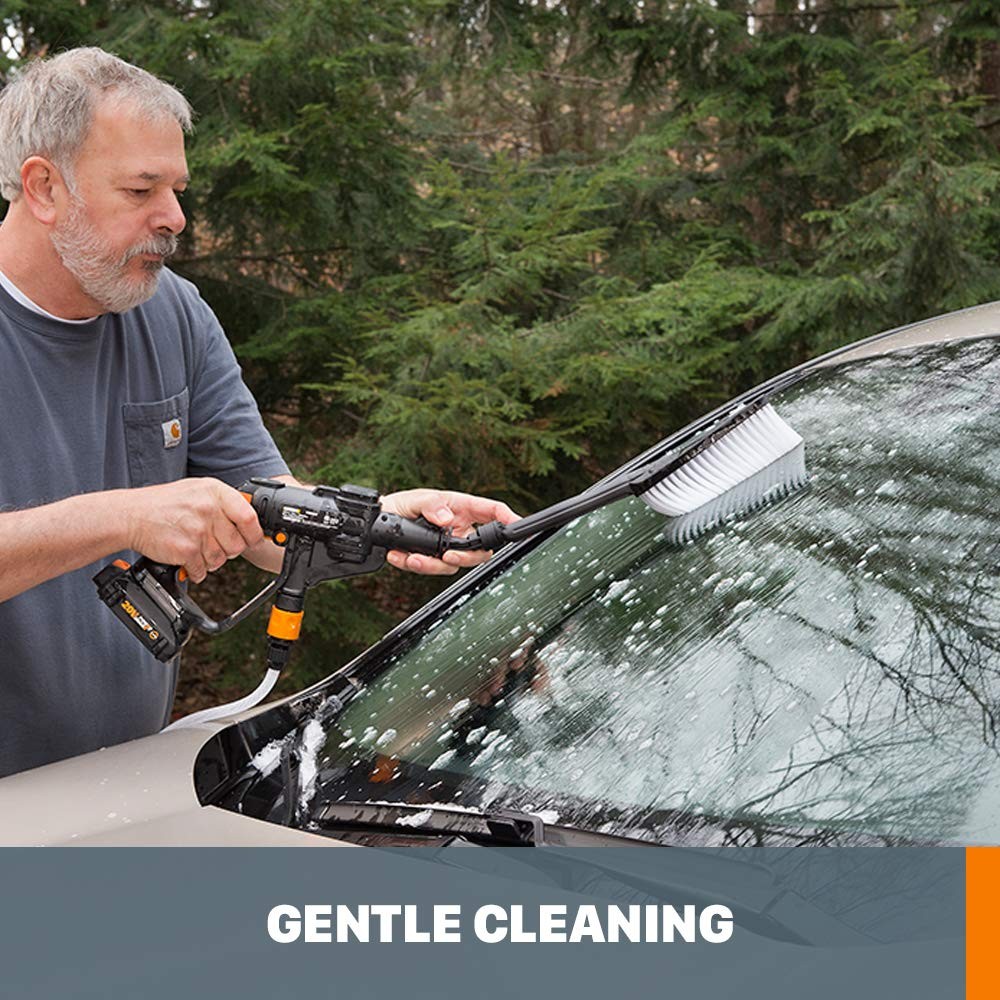 Worx Hydroshot 7″ Cleaning Brush Attachment – WA4048 Black