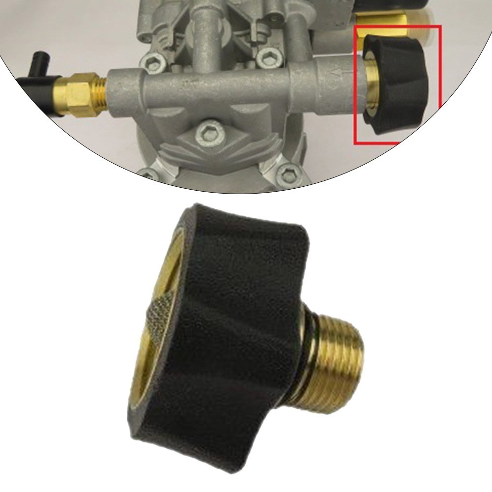 Anodized Aluminum Water Inlet Fitting for Pressure Washing Applications