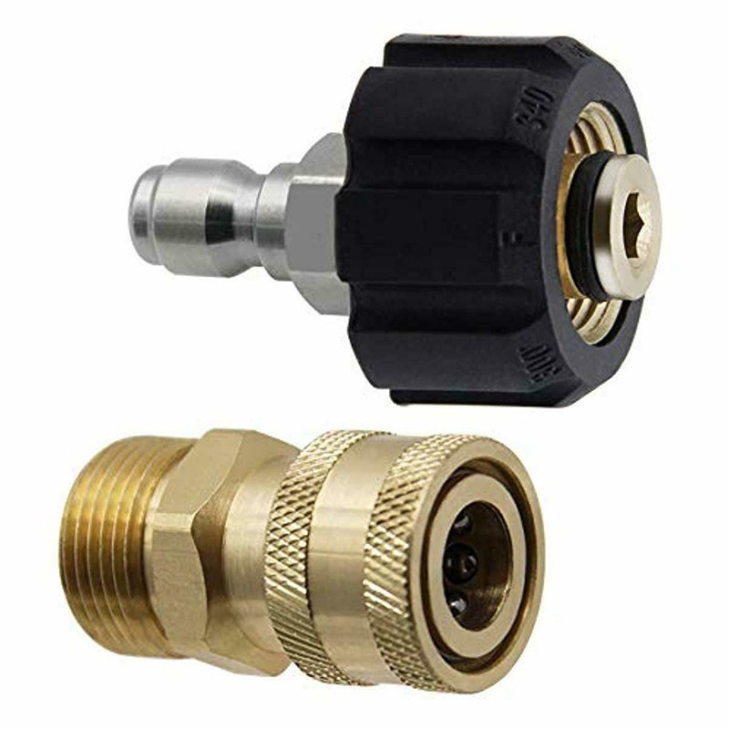 Kit Coupler Outdoor Parts Replacement Washing 5000PSI Adapter Attachment