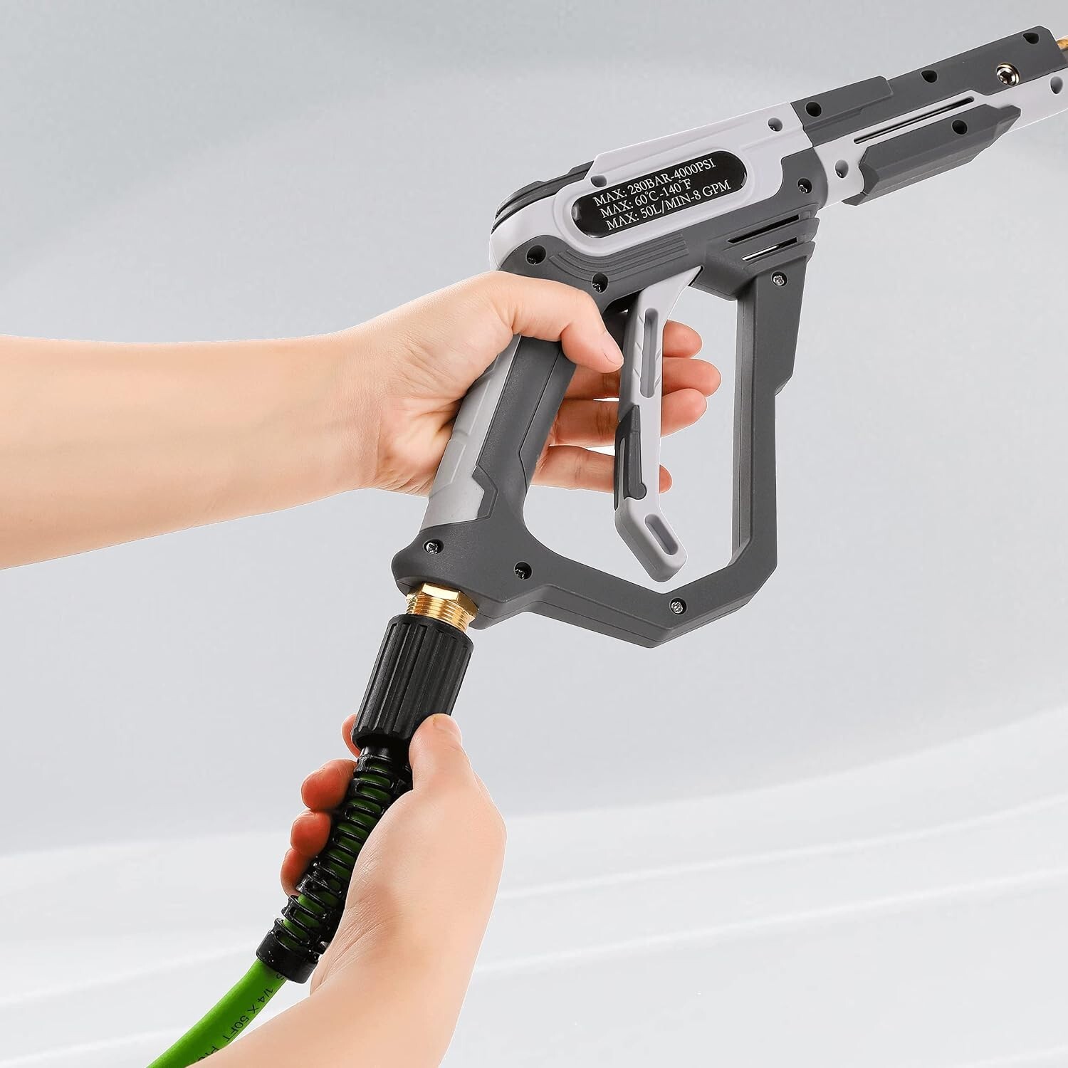 Durable Heavy-Duty Pressure Washer Hose – 3600 PSI – Flexible Power Wash Hose
