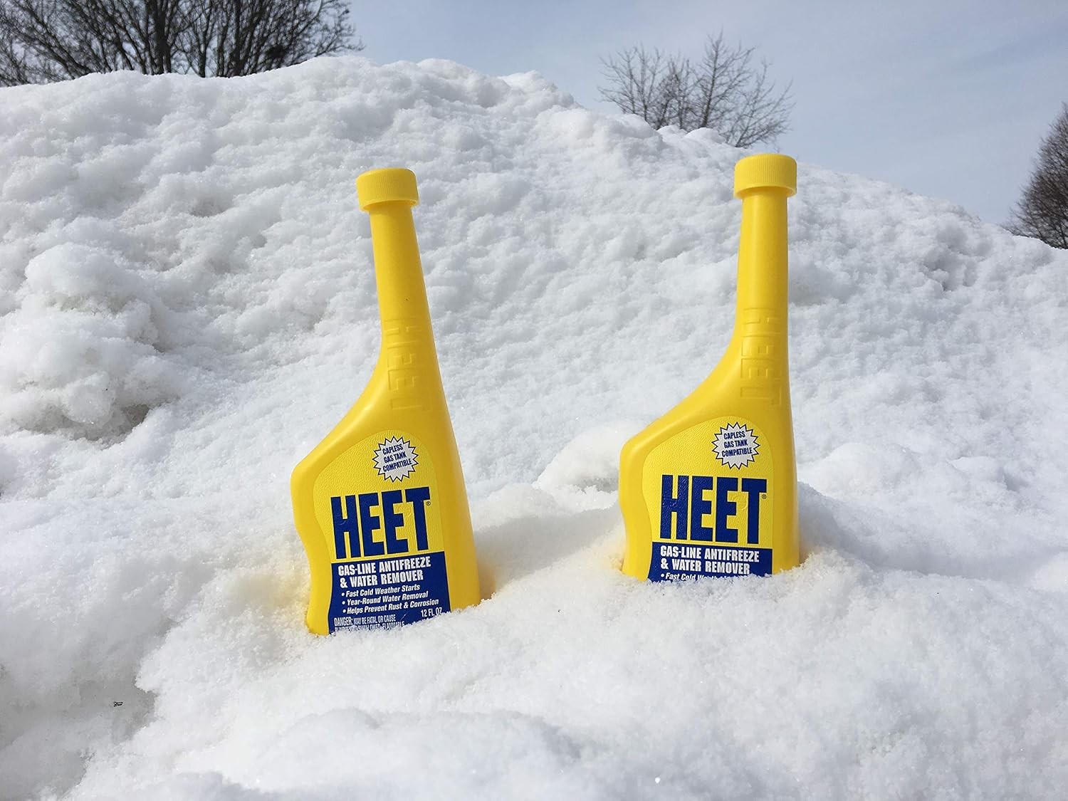 HEET Gas Line Antifreeze Water Remover 12oz 24 Pack