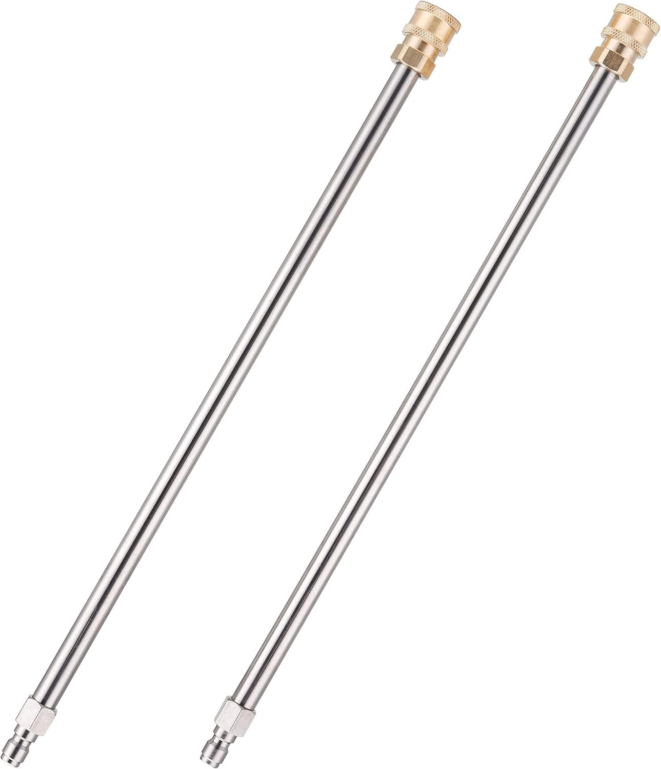 Adjustable 34-Inch Cleaning : 17-Inch Stainless Steel Power Washer Wand Set