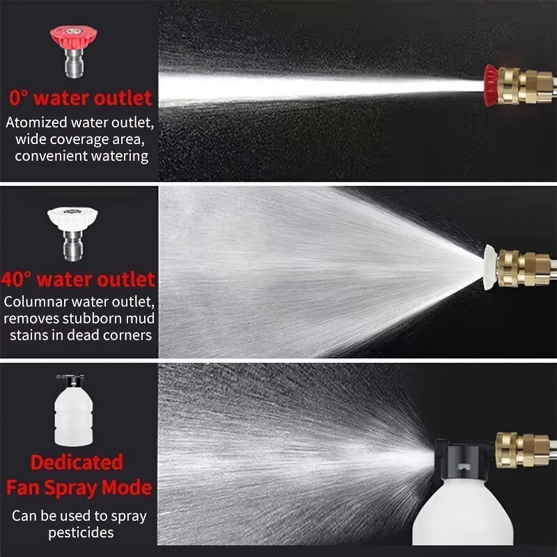 Cordless Electric High Pressure Water Spray Gun Portable Car Washer Cleaner New
