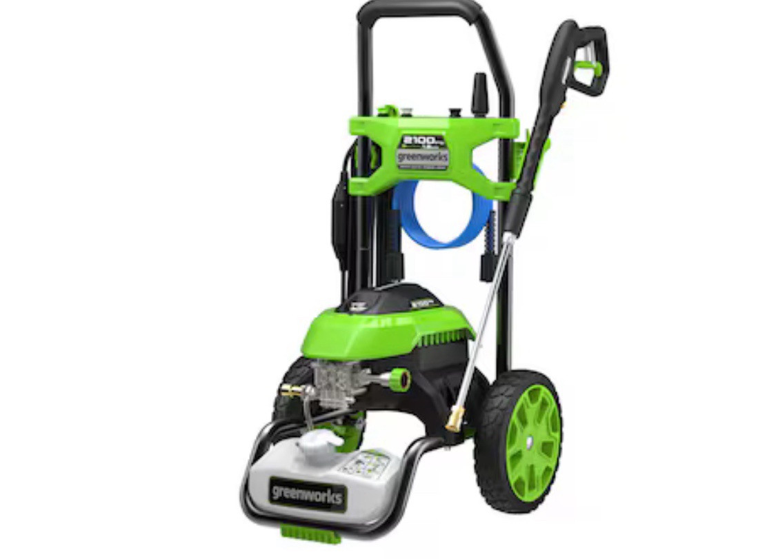 Green Works Power Washer 2100 Psi Max Power Electric