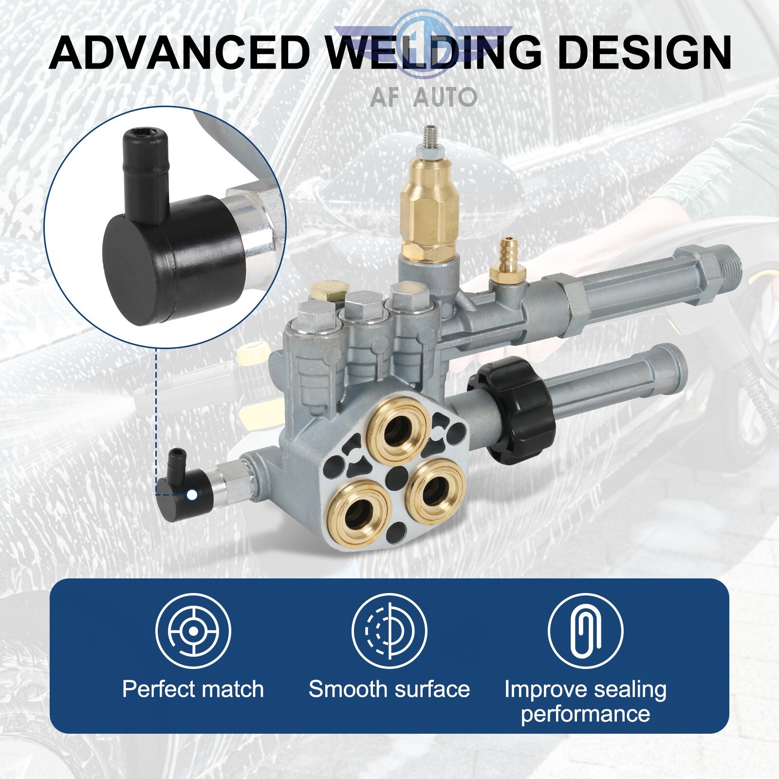 Complete Pump Head Fit For SRMW2.3G28 & SRMW2.4G28 Model Pumps Only