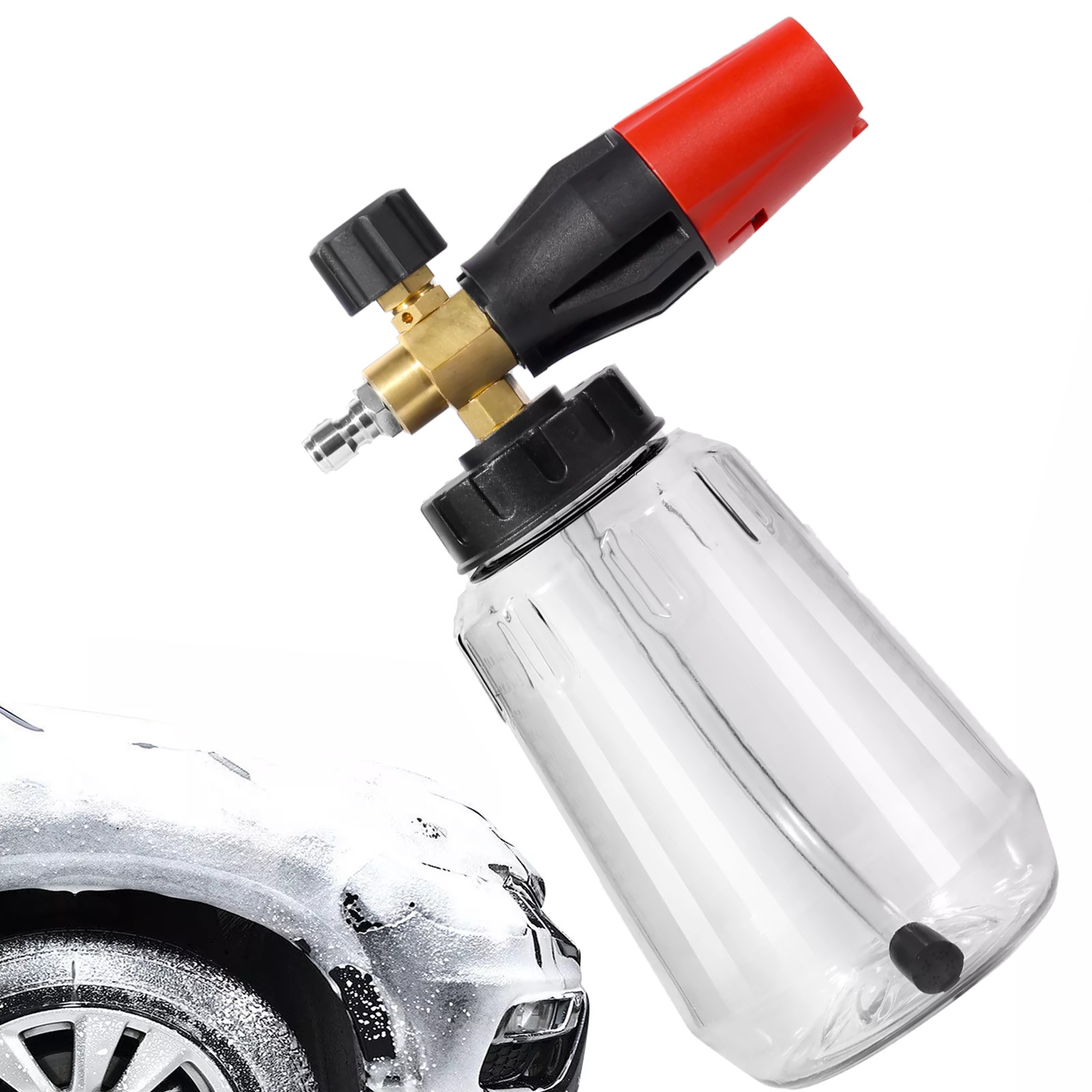 1/4″ Snow Foam Lance & Bottle Sprayer for Pressure Washer – Car Wash Tool
