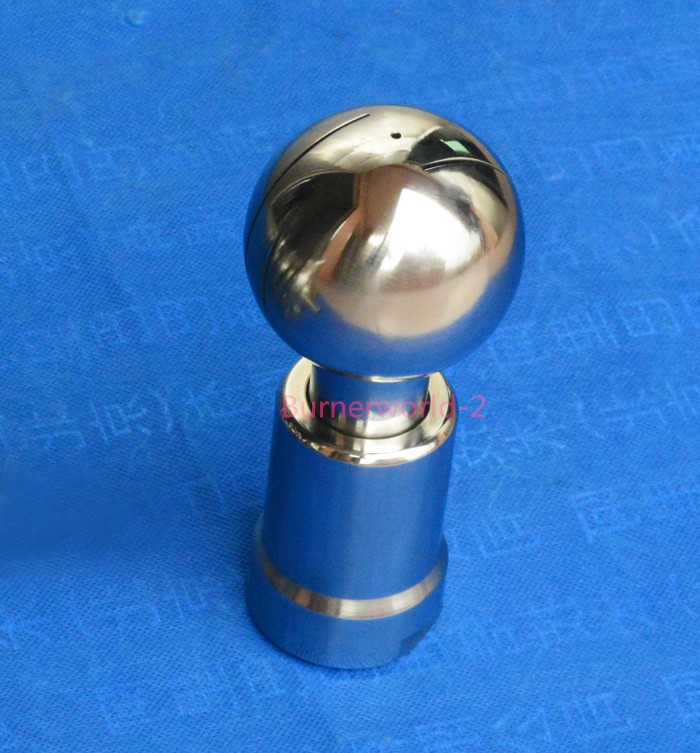 3/8“ 1/2″ 3/4″ 1” 2″ Rotating Tank Washing Nozzle CIP Rotary Spray Ball Cleaning