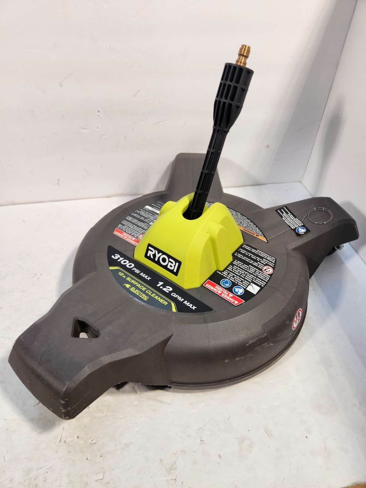 Ryobi RY31SC312 1.2GPM 12″ Surface Cleaner For Pressure Washer Z386 USED