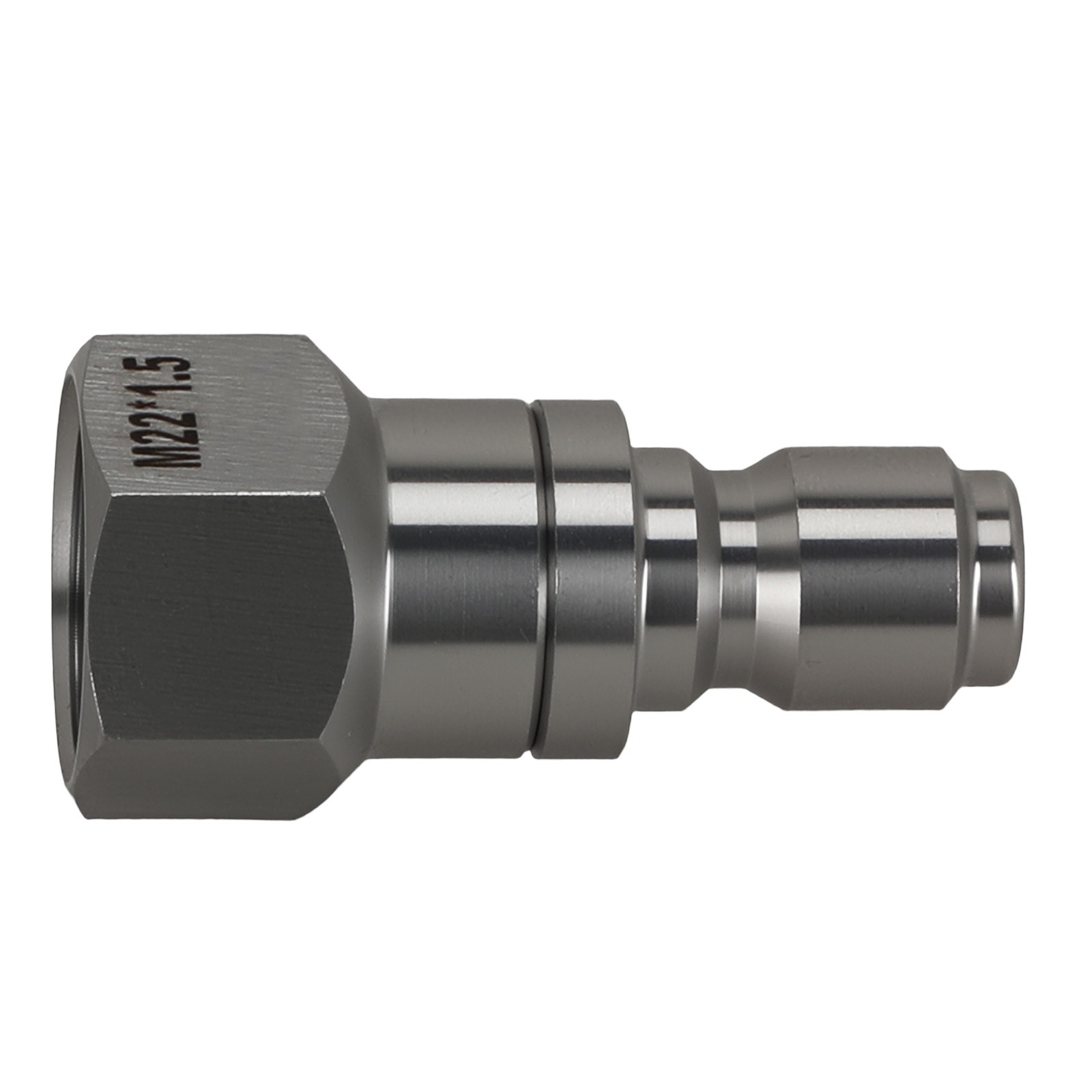 M22 14mm to 3/8″ QC Swivel Adapter for Pressure Washer Hose Gun Connection