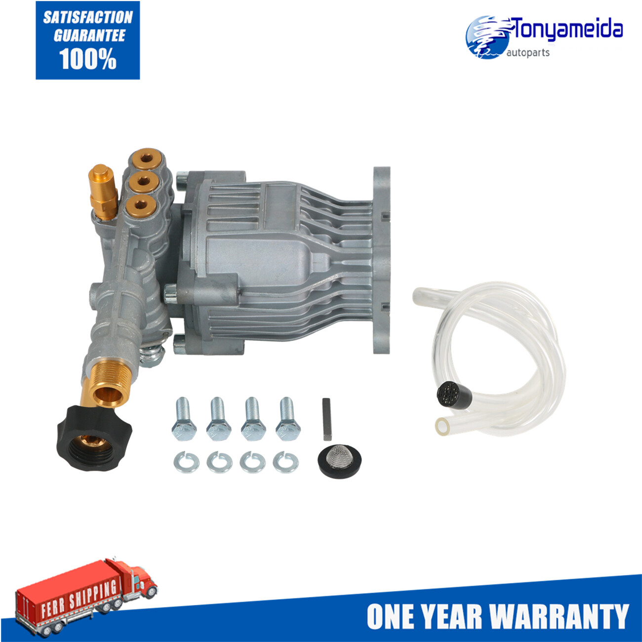 Axial Cam Replacement Pressure Washer Pump Kit 90028, 3300 PSI, 2.4 GPM