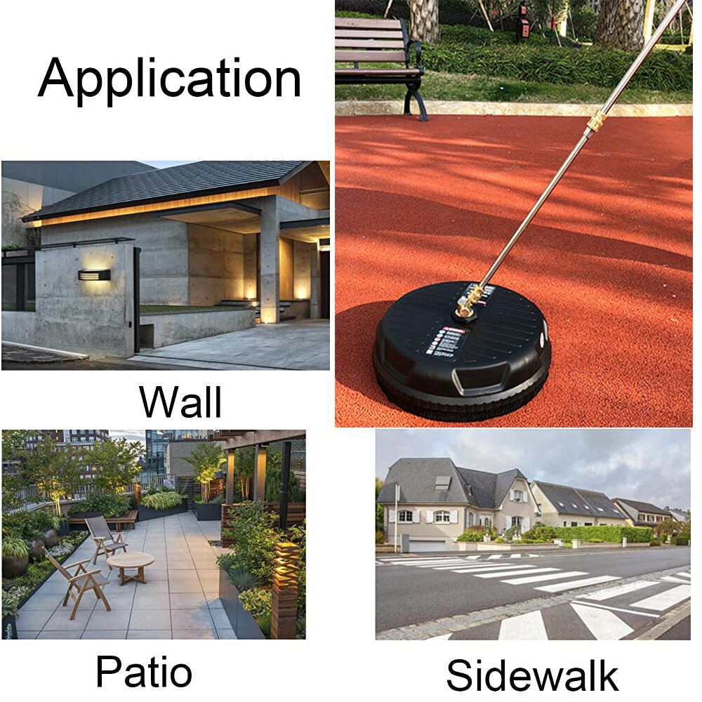 15/15.8/18’’ Pressure Washer Surface Cleaner 4000 PSI with 1/4 Quick Connector