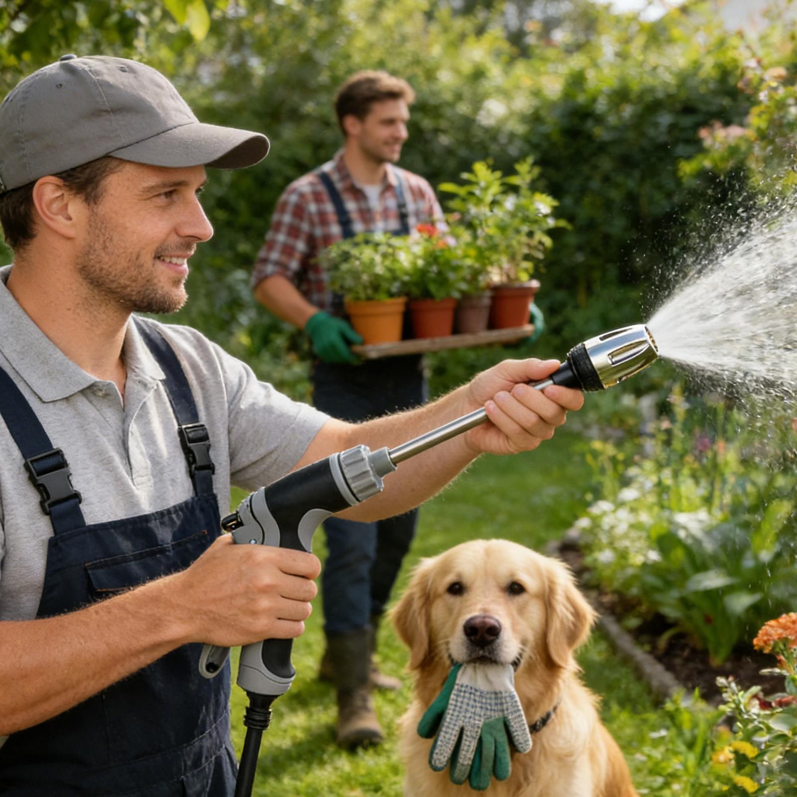 Aquoxis Cordless Cleaning Device Converts Garden Hose to Pressure Washer