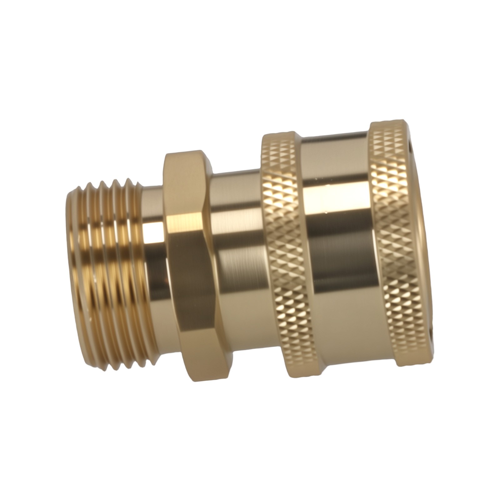 Brass M22-14mm to 3/8″ Quick Connect Adapter Pressure Washer Coupler 5000 PSI