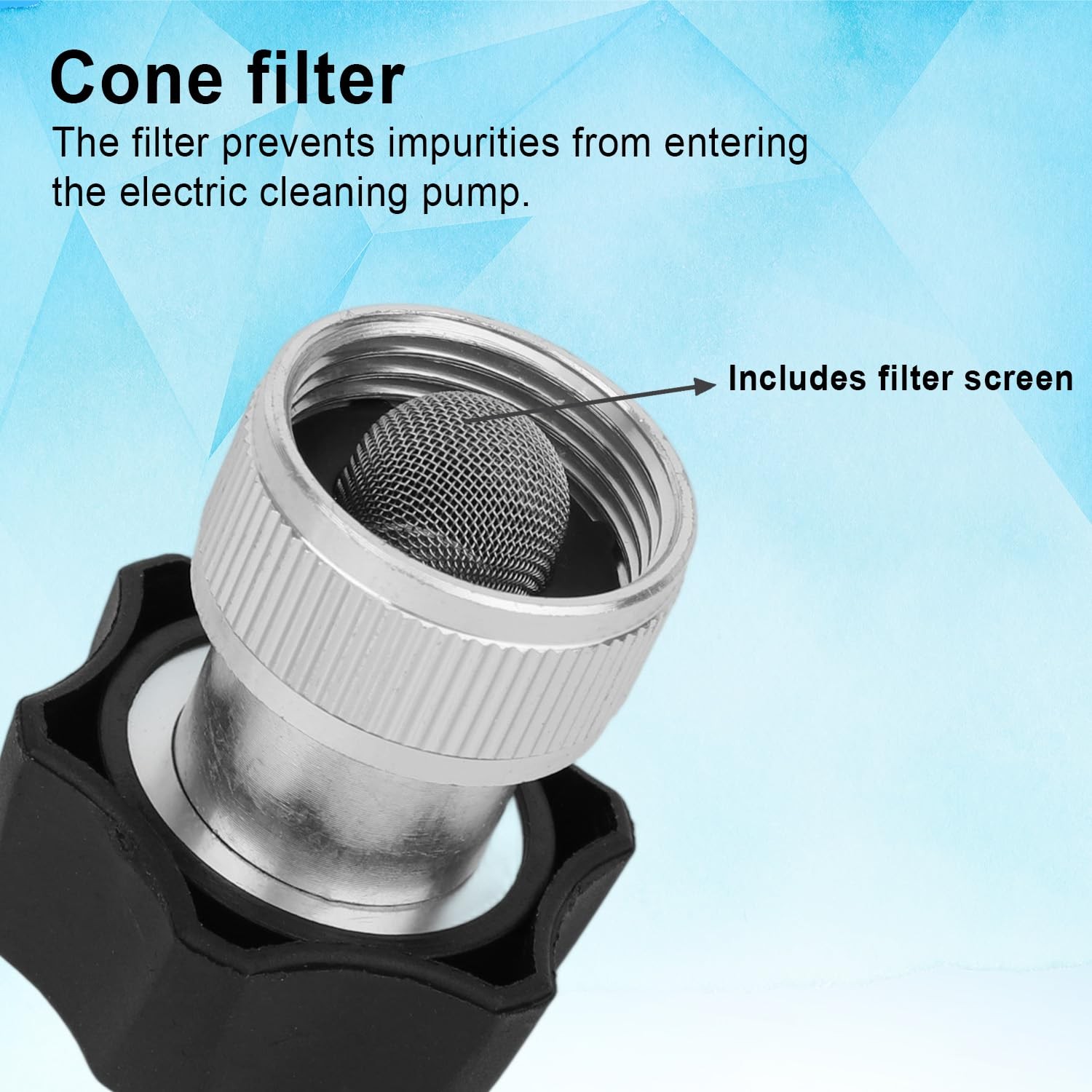 Electric Pressure Washer Adapter, 3/4 Inch High Pressure Washer Metal Quick C