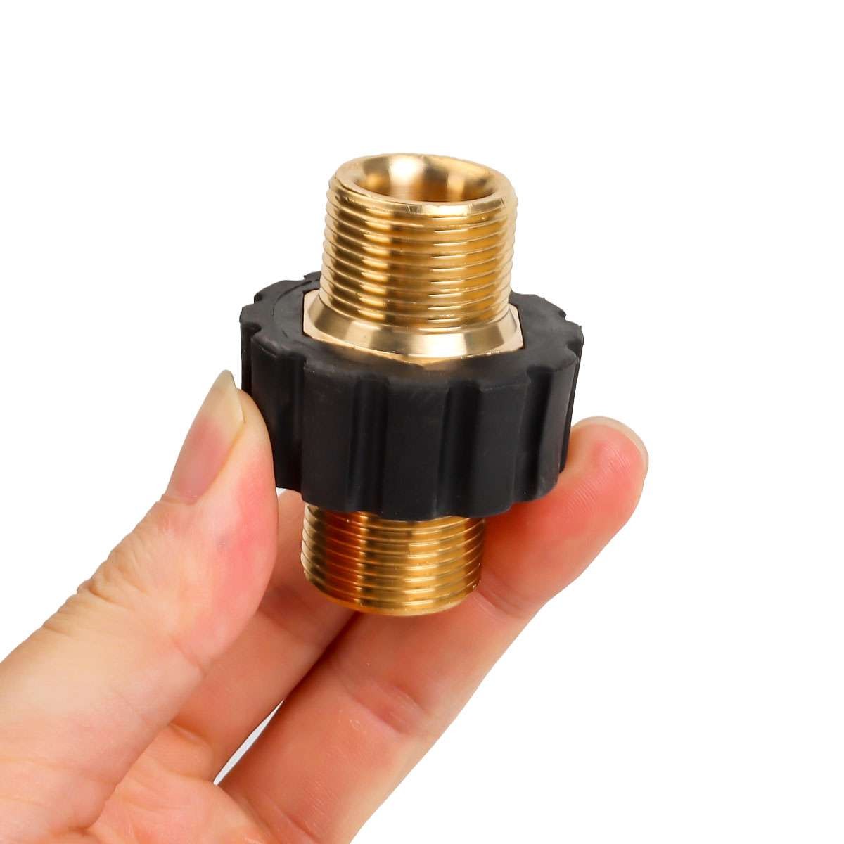 M22-14mm Quick Connect Hose Adapter 5000PSI Pressure Washer Connector Fitting