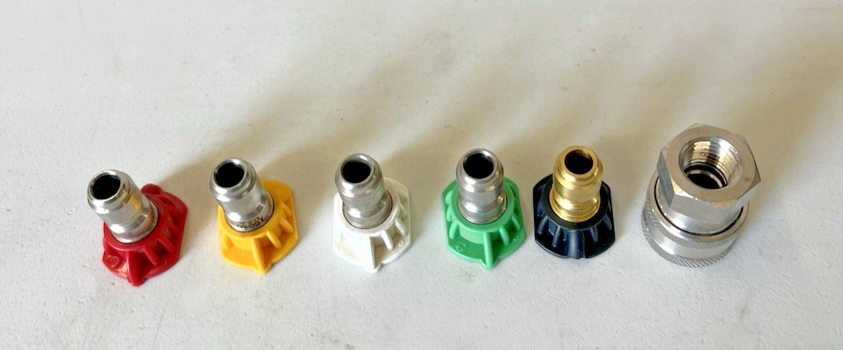 General Pump #3.5 Orifice Nozzles W/ Soap Nozzle & 1/4” Stainless Steel Socket