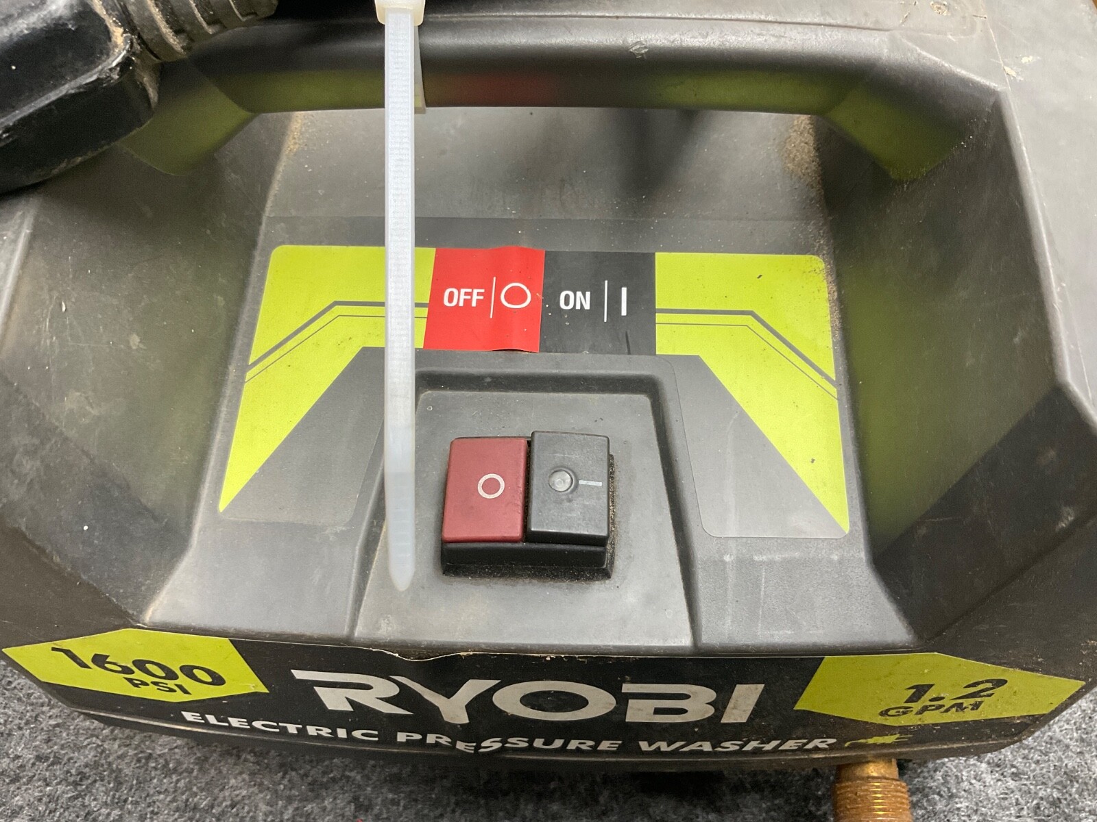 RYOBI – RY141612 – 1600 PSI 1.2 GPM Corded Electric Pressure
