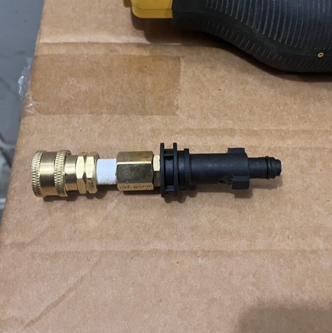 DEWALT DCPW550B 20V Cold Water Pressure Washer short Quick Coupling Attachment