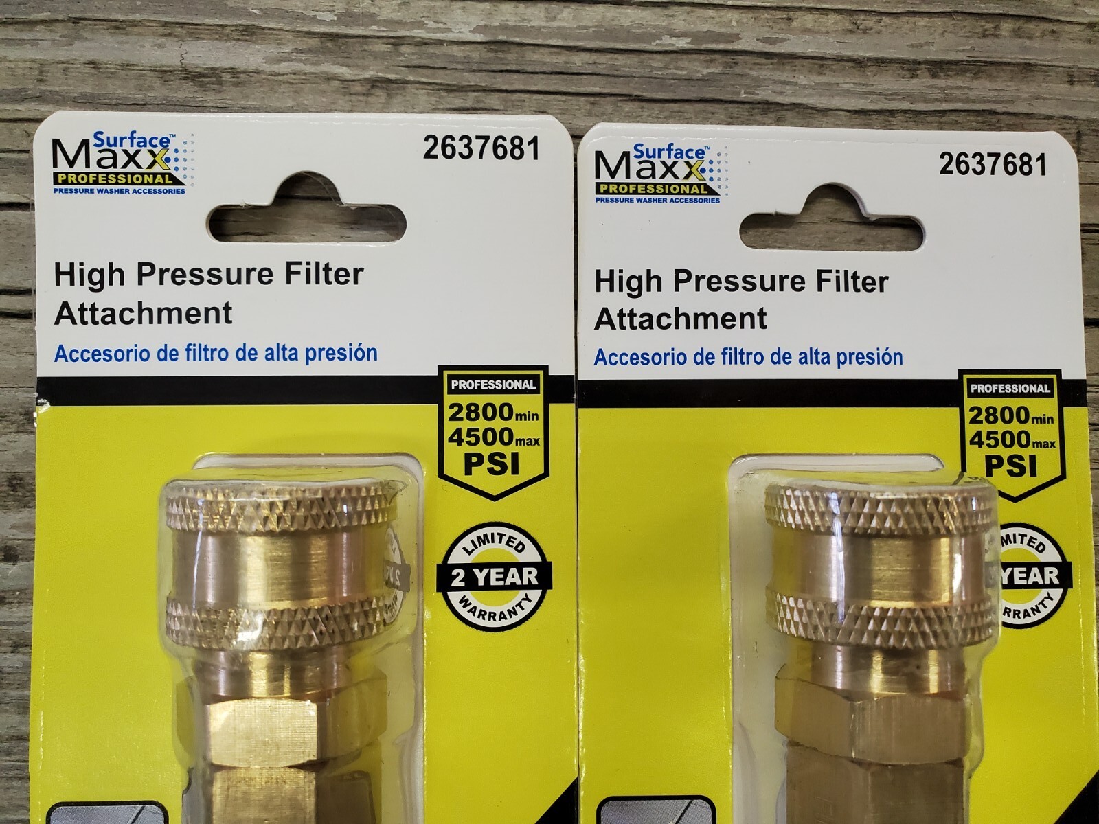 2x Surface Maxx High Pressure Filter Attachments #2637681