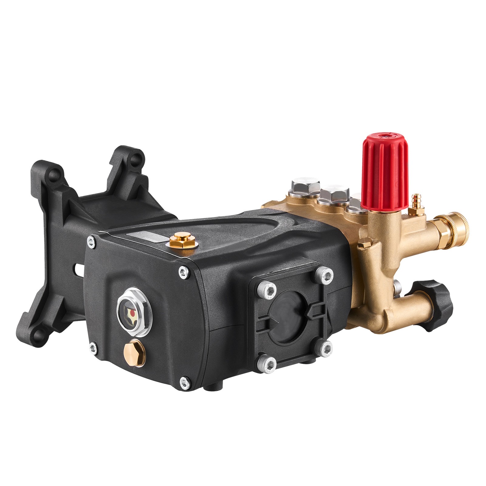 VEVOR Pressure Washer Pump 1″ Shaft Horizontal Triplex Plunger 4000 PSI 4.0GPM