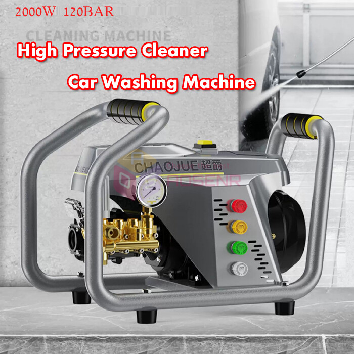2KW High Pressure Cleaning Machine Water Spray Gun Electric Car Washing Machine