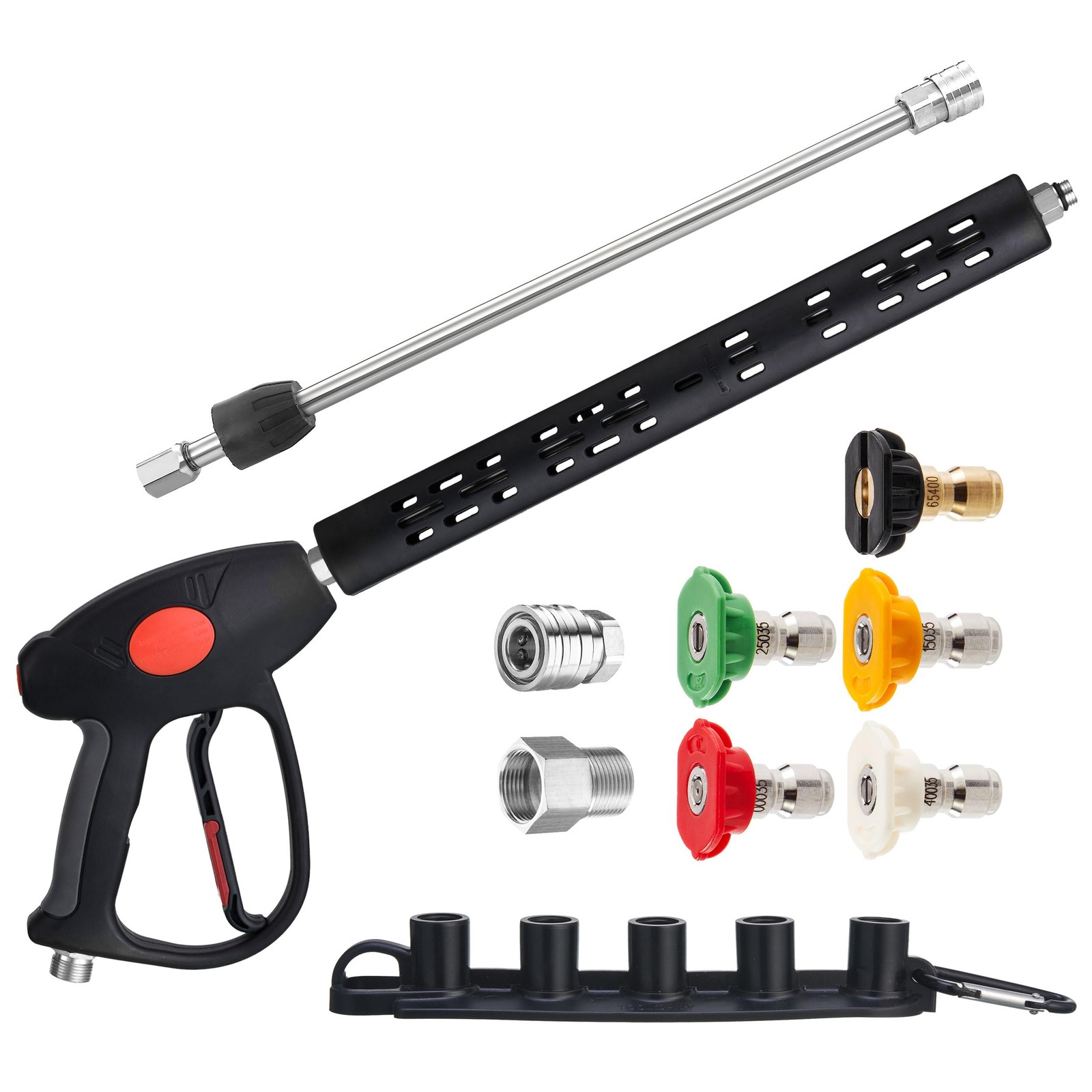 Replacement Pressure Washer Gun with Extension Wand, M22 15mm or M22 14mm Fit…