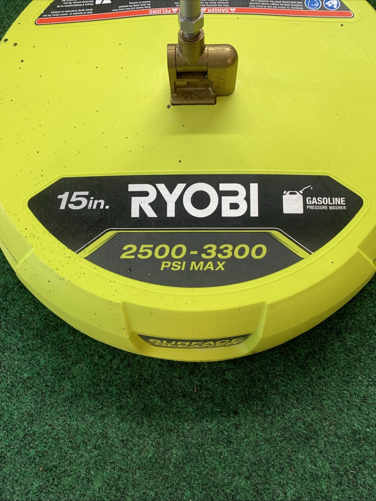 Ryobi RY31SC01 15 inch 3300 PSI Gasoline Surface Cleaner Free Shipping