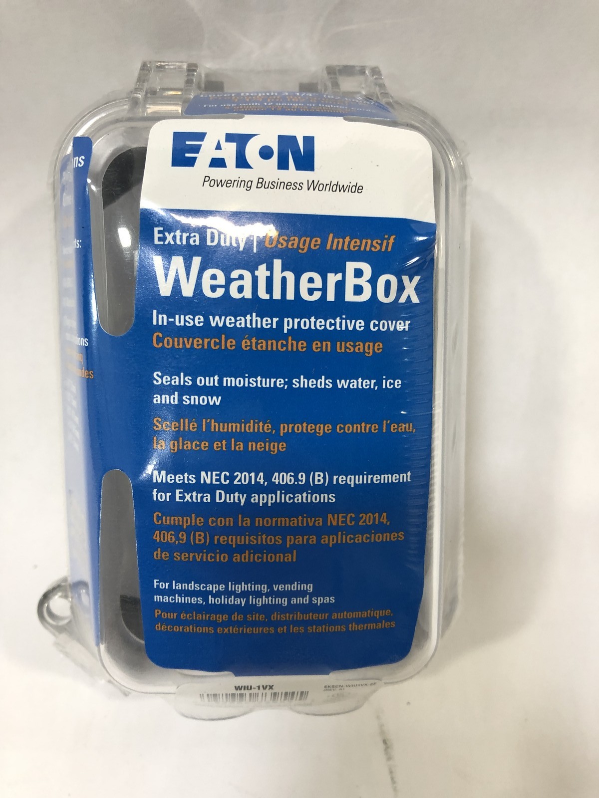 Eaton Weatherbox Cover – 1-Gang Vertical – Great Condition