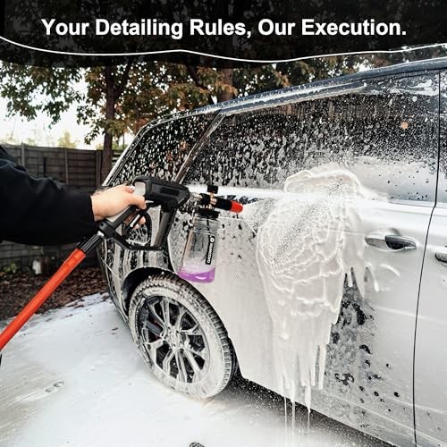 Foam Cannon Wide Mouth for Pressure Washer, Thick Snow Foam 254.1 cubic inches