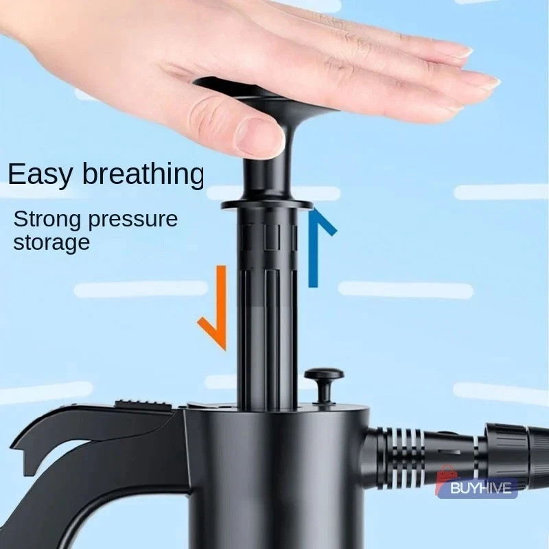 2L Hand Pump Foam Sprayer Pneumatic Washer Foam Snow Foam High Pressure Car Wash