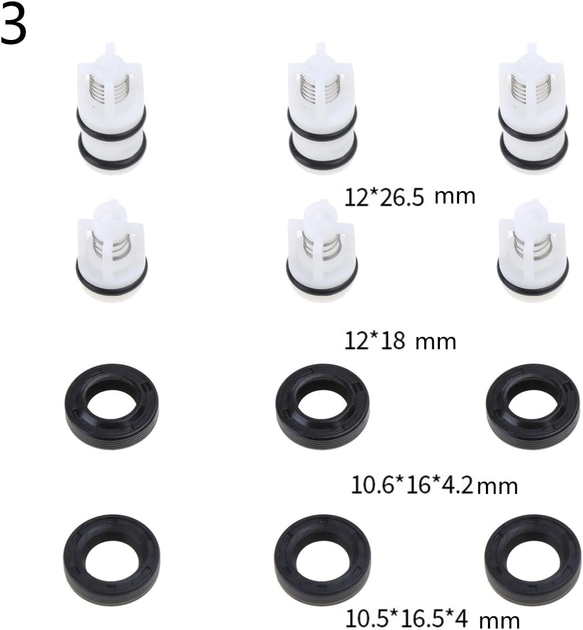 Pump Washer Head Repair Kit, Household High Pressure Pump Washer Head Repair Kit
