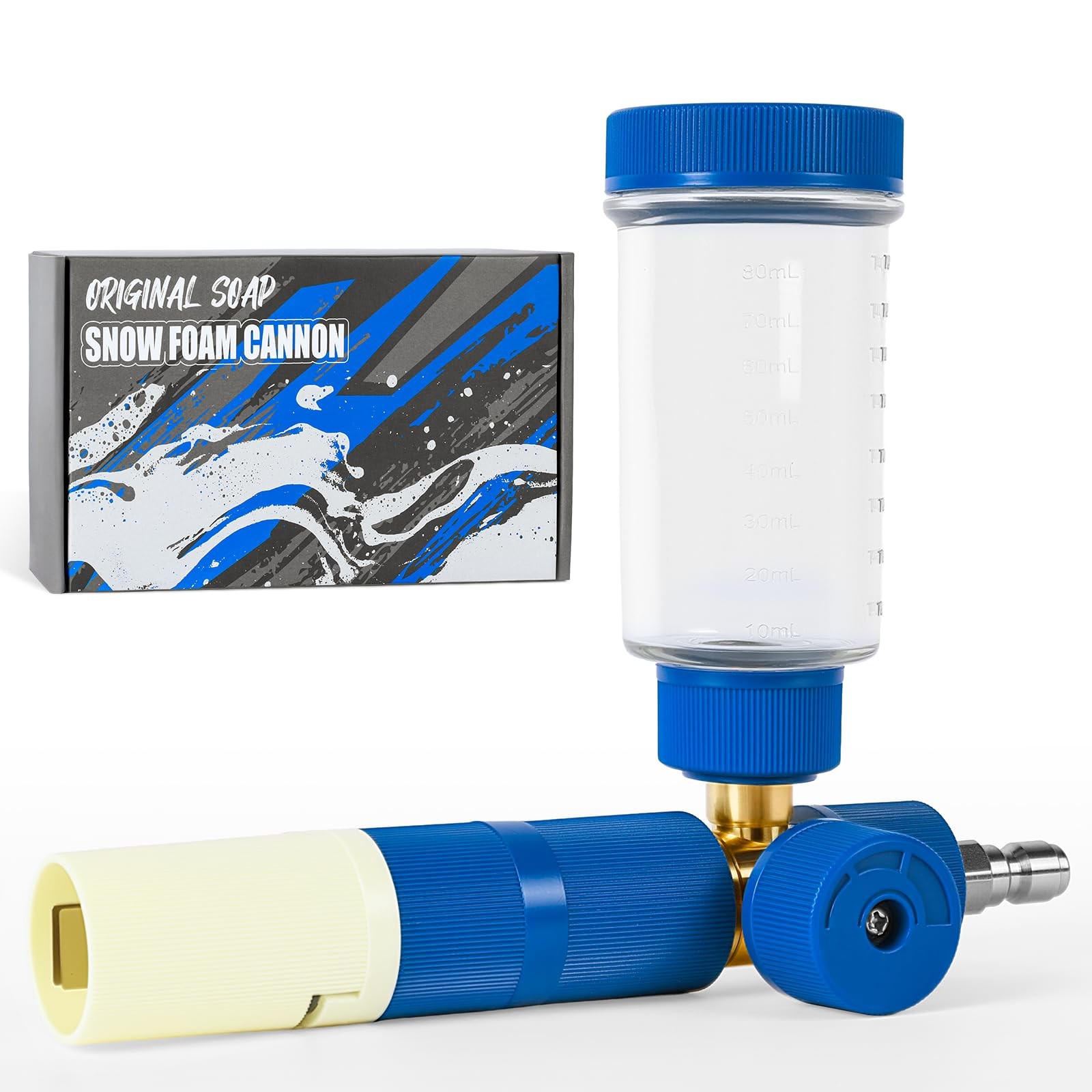 Mini Foam Cannon with 100ml Bottle, No Dilution Needed, Adjustable Foam Conce…