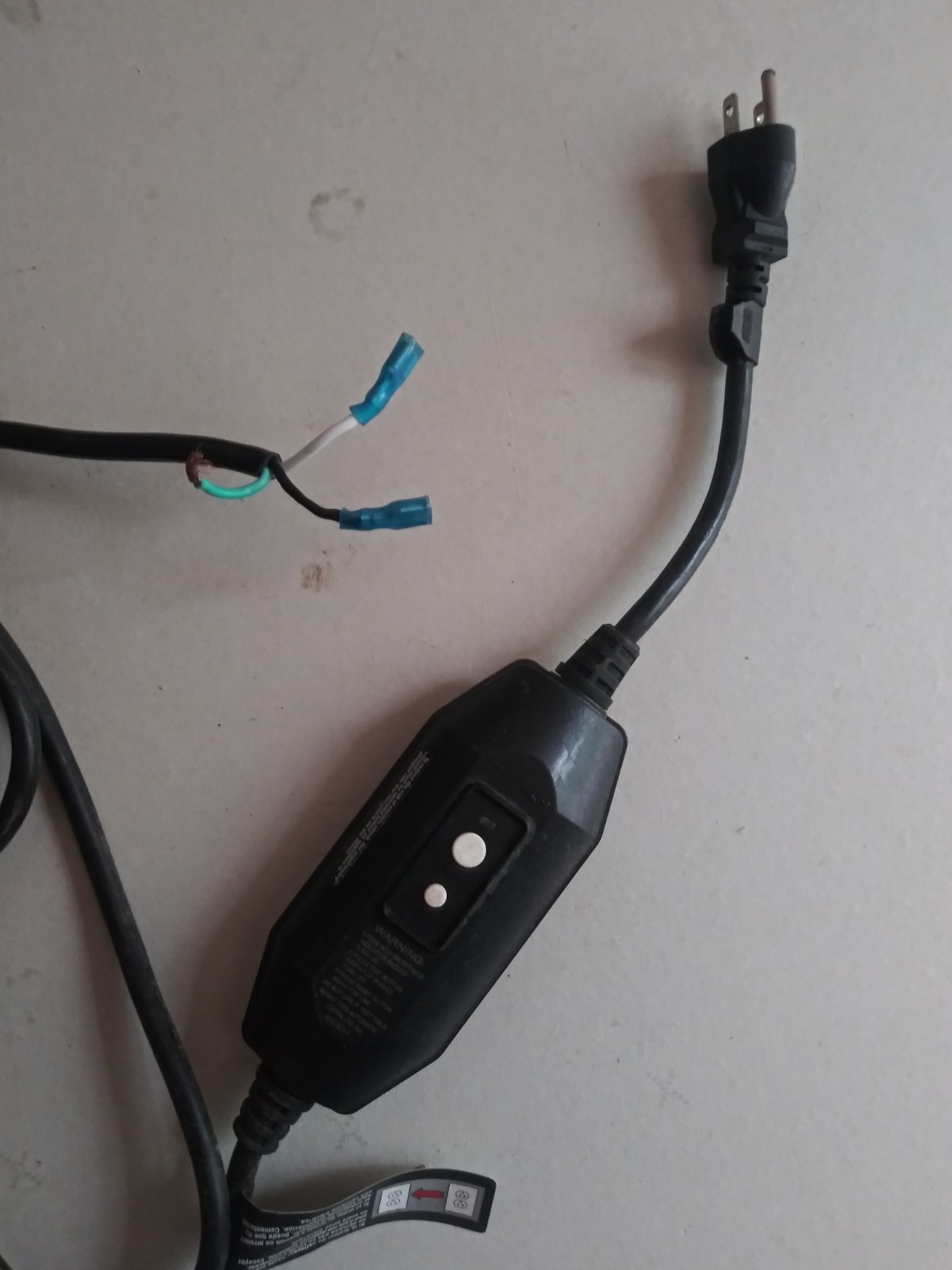 Power Cord For Ryobi RY141900VNM 1.2 GPM Electric Pressure Washer 2000psi