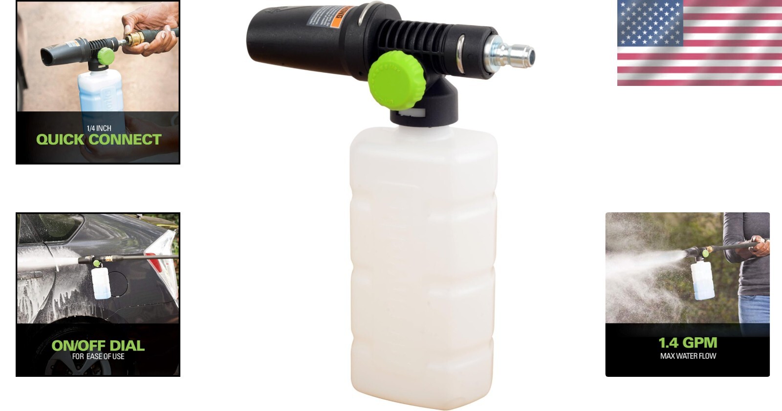 1.4 GPM High Pressure Soap Applicator – Enhance Your Pressure Washer Performance