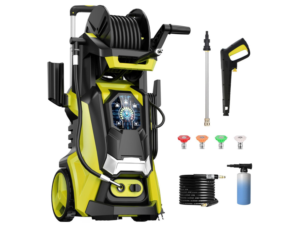 Electric Pressure Washer 5000PSI-Max 3.6GPM Power Washer Touch Screen Adjustable