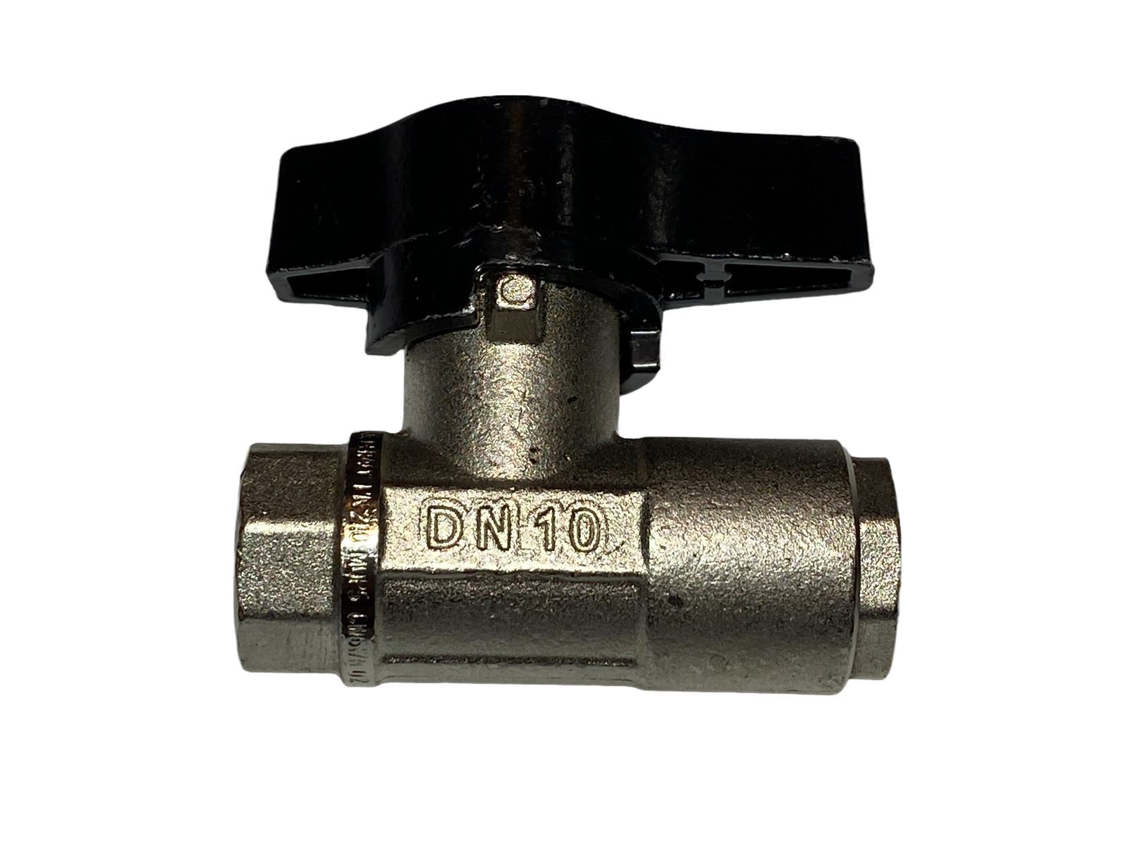 Landefeld Nickel-Plated Brass High-Pressure Ball Valve PN 210, Female 3/8″x3/8″
