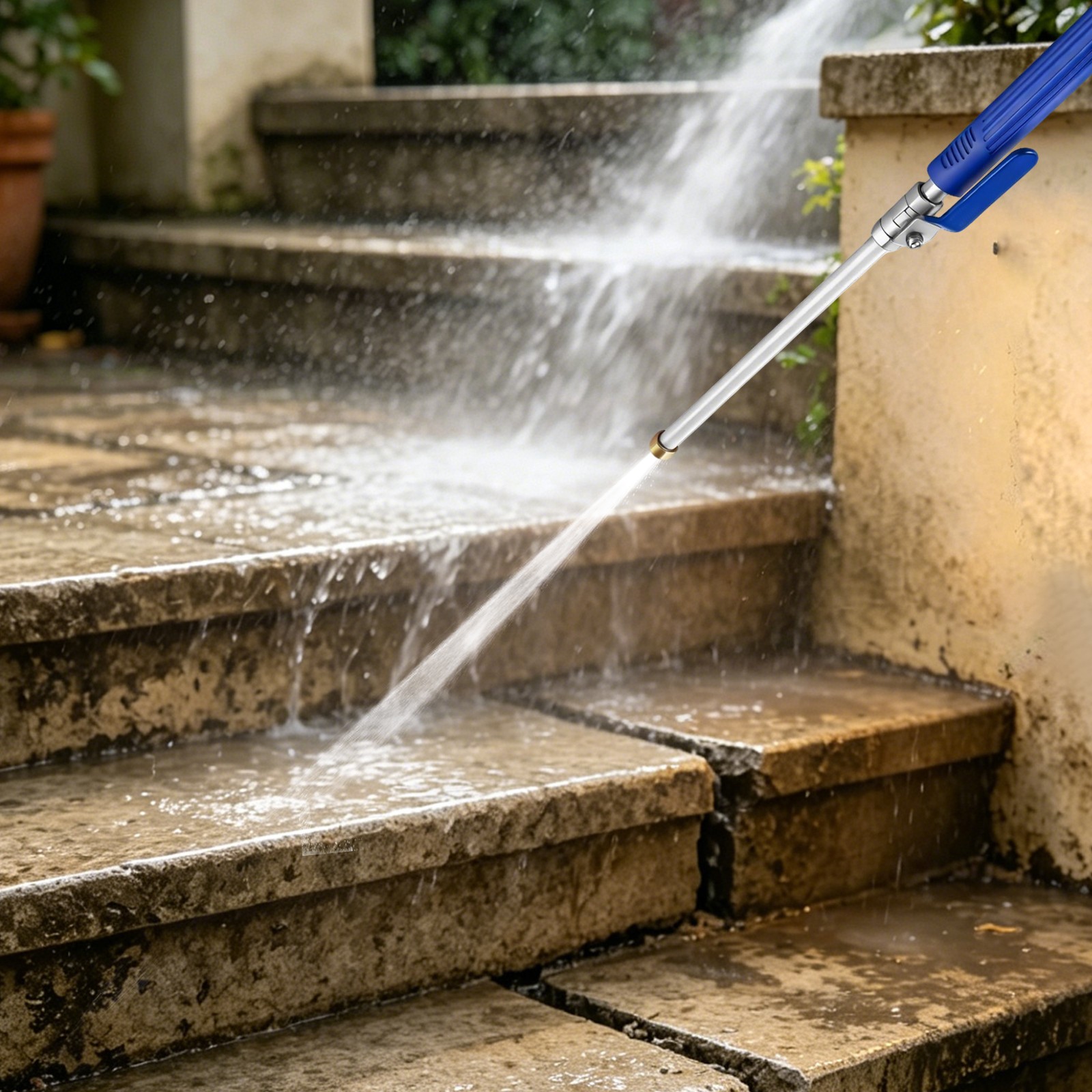 Aluminum Alloy High Pressure Washer Gun With Two Adjustable Steam Modes Nozzles